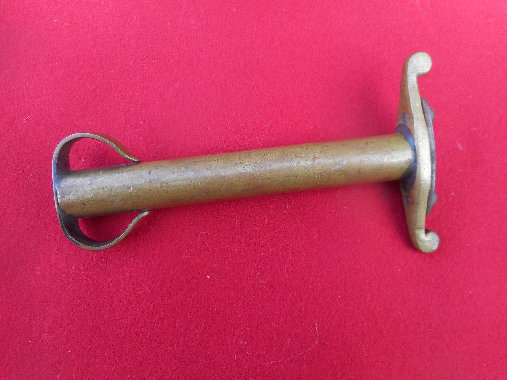 poignée laiton pour lame couteau Trench Knife self made, Verzamelen, Verzenden