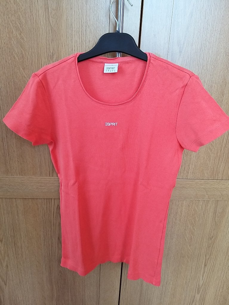 Esprit T-shirt oranje koraal essentieel klassiek M logo, Kleding | Dames, T-shirts, Maat 38/40 (M), Oranje, Ophalen of Verzenden