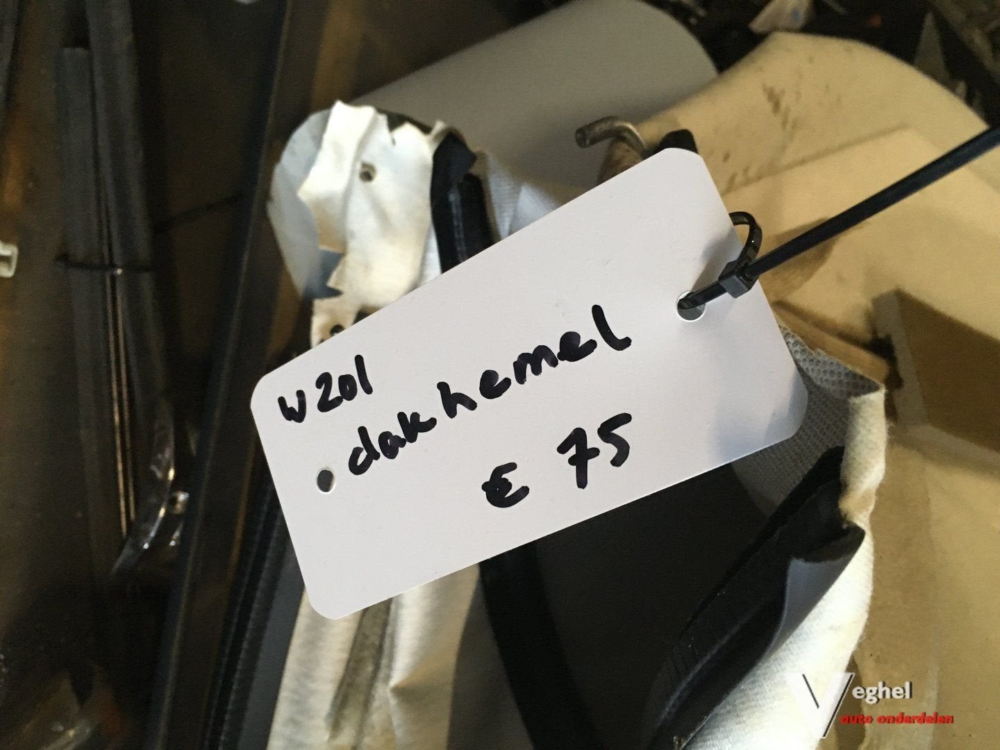 Mercedes w201 Dakhemel bekleding, Autos : Pièces & Accessoires, Habitacle & Garnissage, -, Utilisé, -, -
