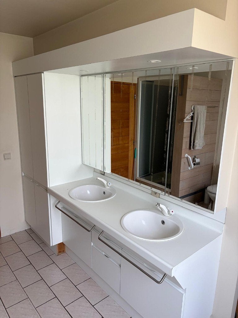 Badkamermeubel, Huis en Inrichting, Badkamer | Badkamermeubels, Ophalen, 200 cm of meer, 200 cm of meer, 50 tot 75 cm