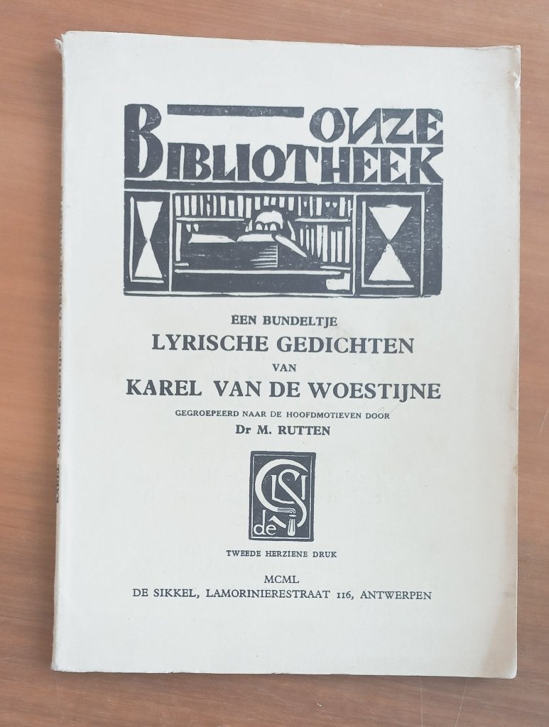 Karel Van de Woestijne Lyrische gedichten Henri Van Straten, Envoi