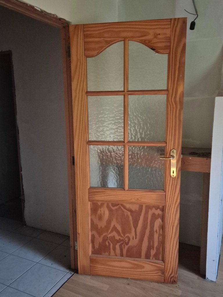 binnendeur, Bricolage & Construction, Porte intérieure, Enlèvement, Verre, 200 à 215 cm