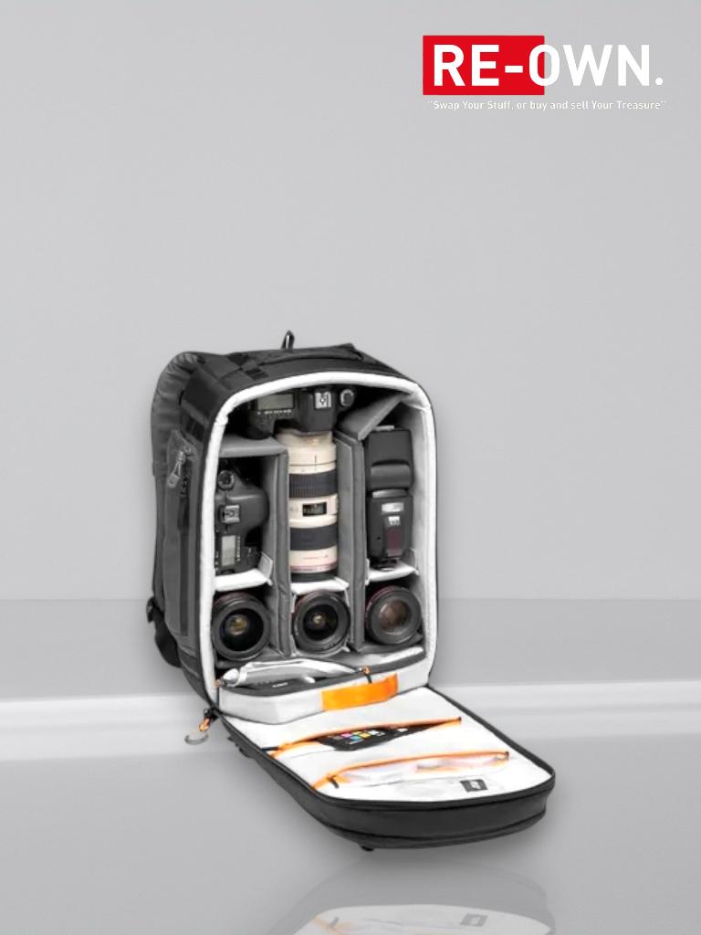 Lowepro Pro Trekker BP 350 AW II grey rugtas / fototas, Verzenden, Zo goed als nieuw, Rugtas, Lowepro