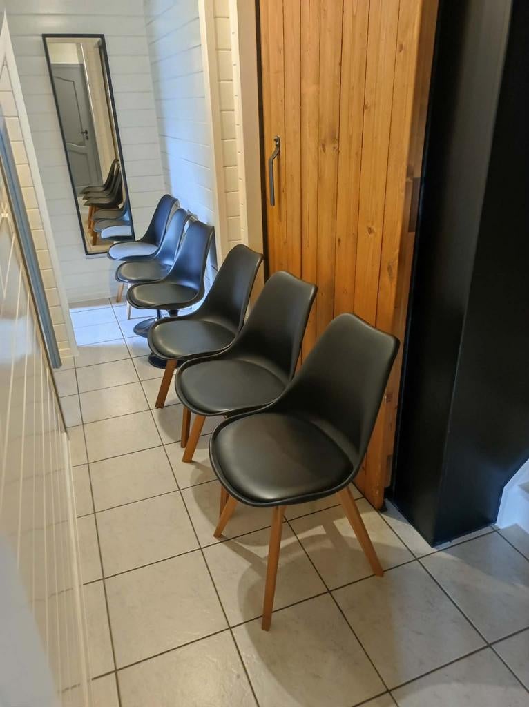 6 eettafel stoelen, Ophalen