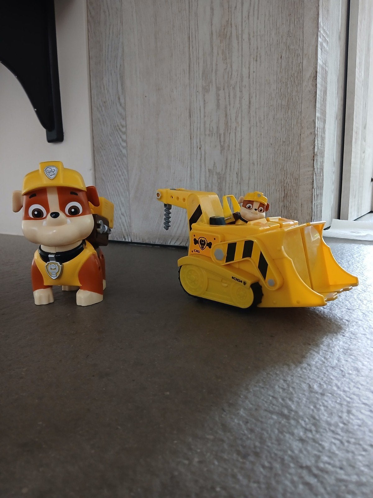 PAW Patrol Rubble Set: Jumbo Action Pup & Flip ‘n Fly Vliegt, Ophalen, Gebruikt