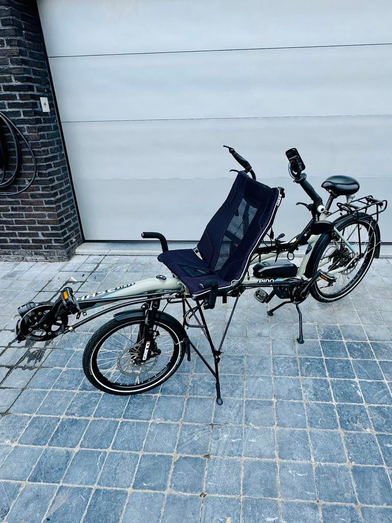 Electrische tandem Hase Pino Steps perfecte staat, 10 à 15 vitesses, Moins de 47 cm, 49 à 53 cm, Enlèvement