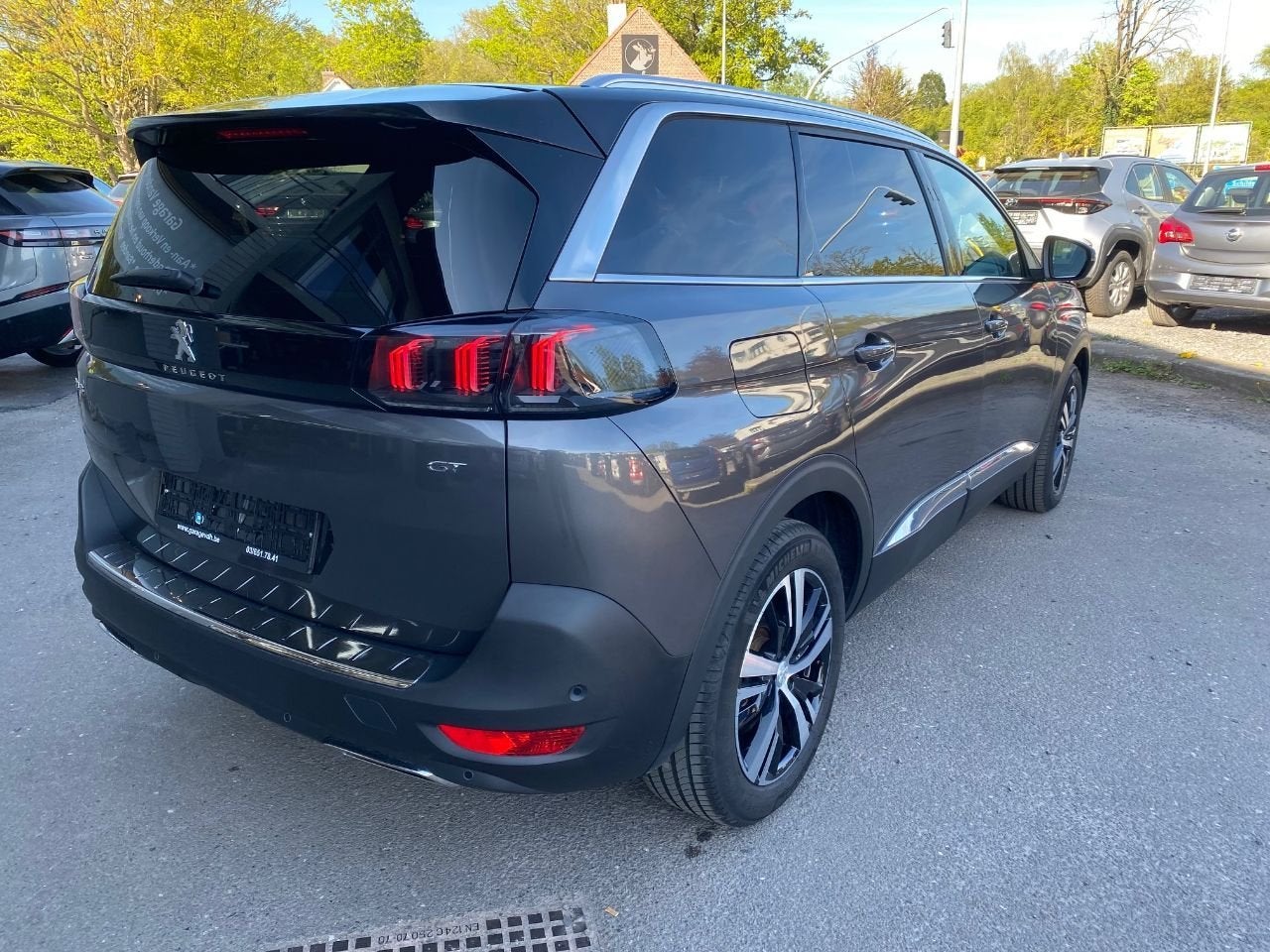Peugeot 5008 GT-LINE AUTOMAAT 7ZITPLAATSEN MET GARANTIE, Autos, Argent ou Gris, Achat, Euro 6, Entreprise