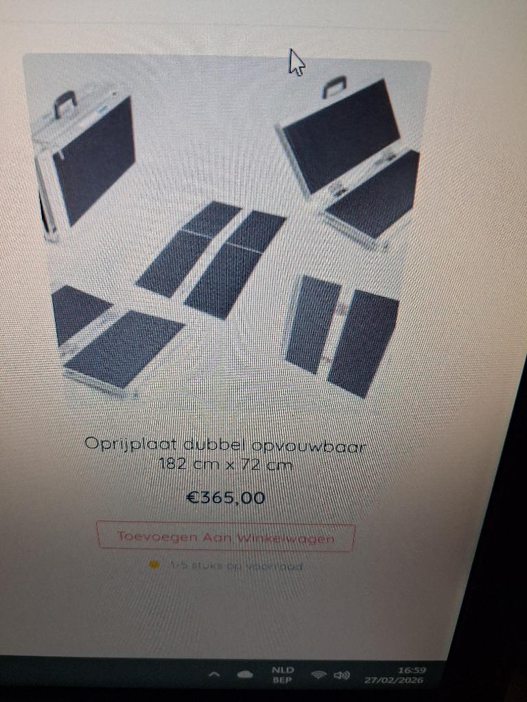 oprijplaten scootmobiel, Enlèvement, Comme neuf