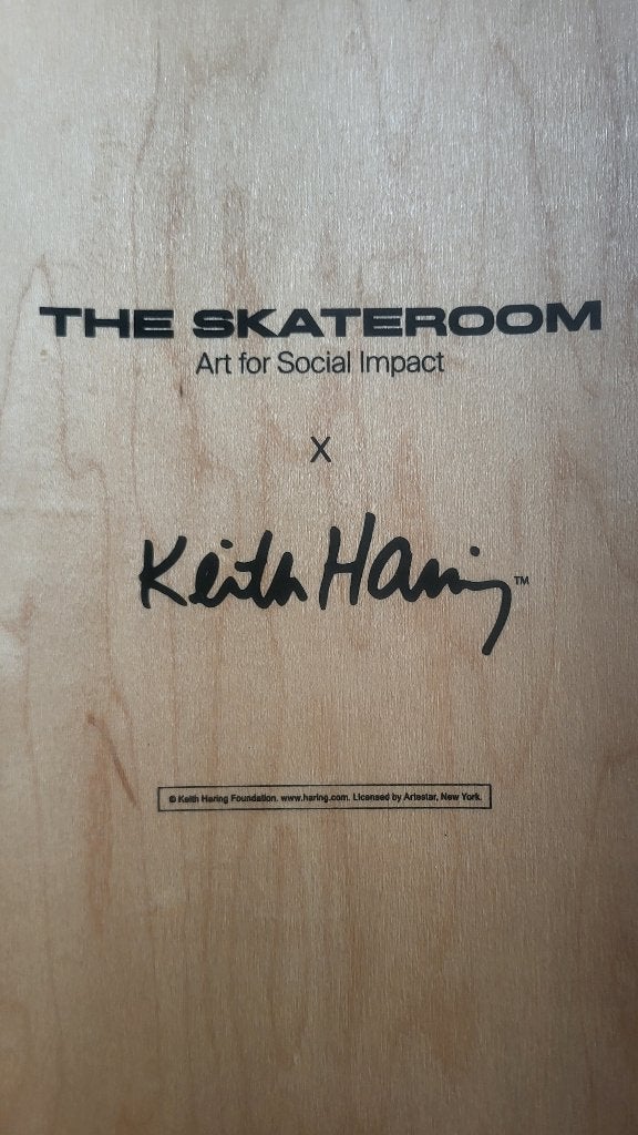Keith Haring art skatebord, Ophalen of Verzenden, Nieuw, Skateboard