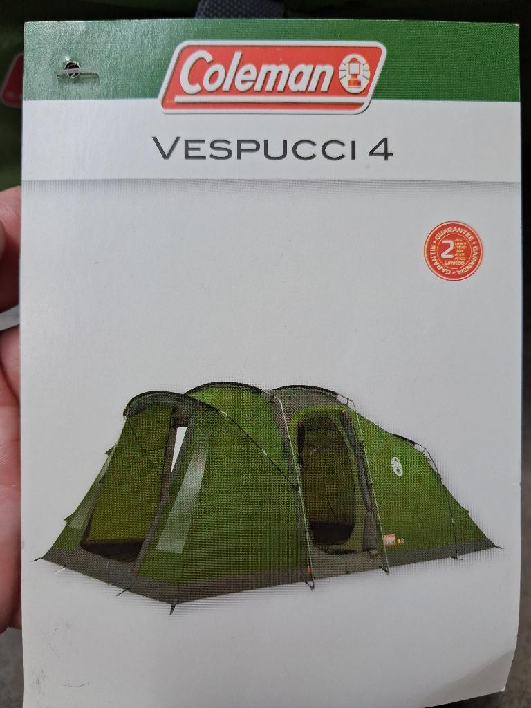 Tent Coleman, Vespucci 4, Ophalen, Zo goed als nieuw, Tot en met 4