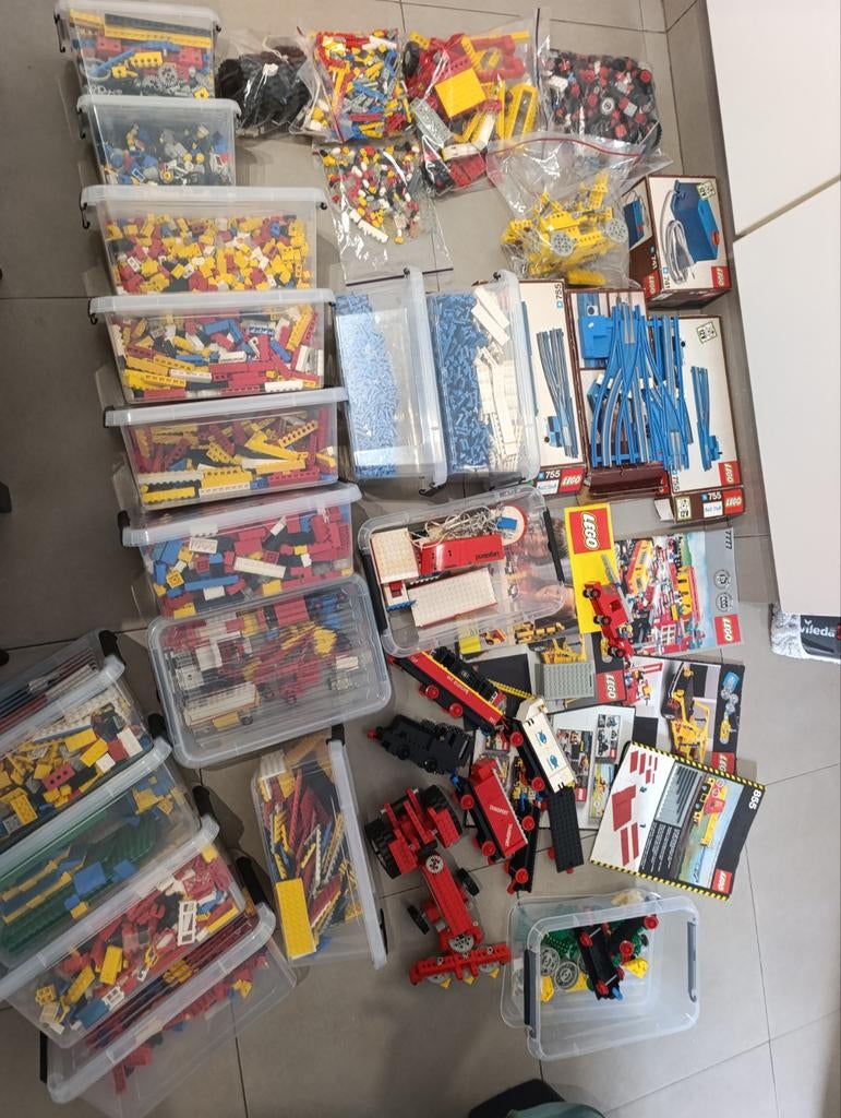 Vintage Lego trein en meer 1977-1980, Enlèvement, Lego