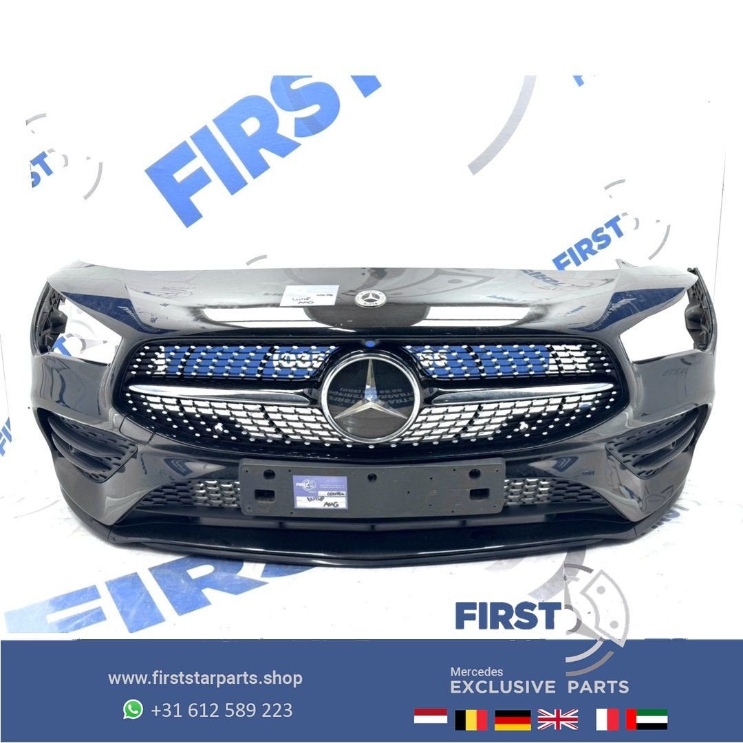W118 BUMPER C118 AMG LINE VOORBUMPER ZWART WIT GRIJS BLAUW R