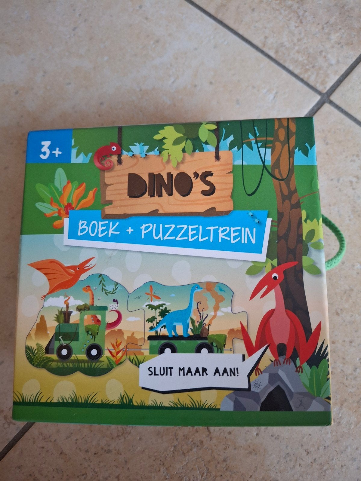 Puzzeltrein Dino's, Boeken, Ophalen