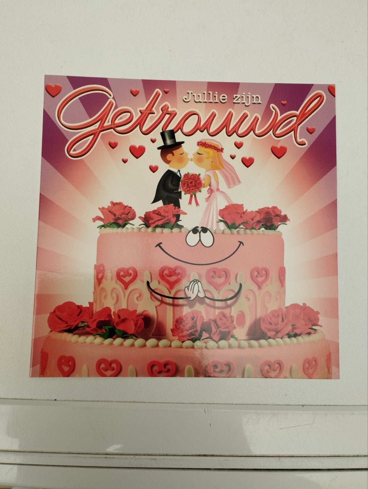 Een wenskaart voor iemand die getrouwd of zoveel jaar getrou, Divers, Cartes de voeux, Enlèvement