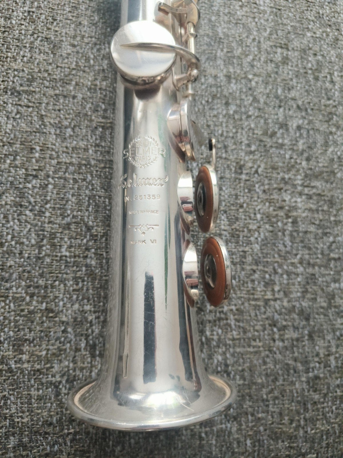 Zilver Selmer M6 Sopraansaxofoon, Ophalen of Verzenden