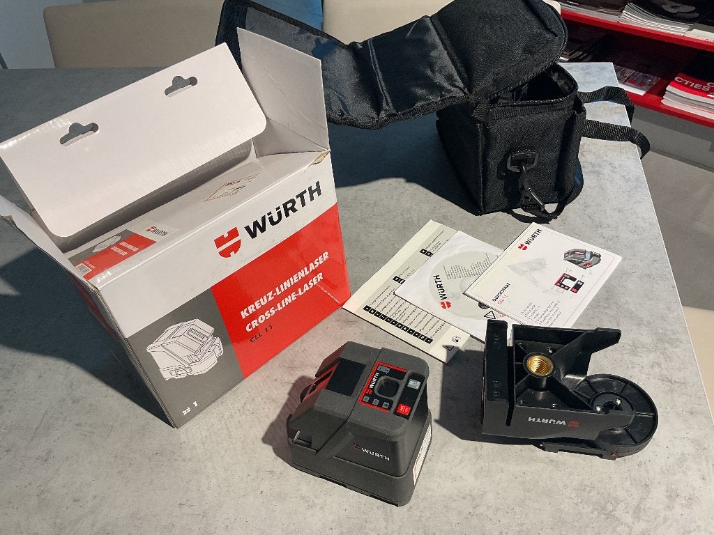 Kruislijnlaser wurth CLL11, Doe-het-zelf en Bouw, Meetapparatuur, Ophalen, Zo goed als nieuw, Overige meters