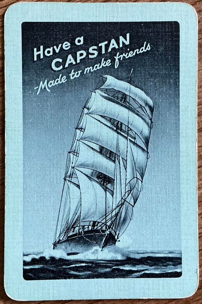 Carte à jouer CAPSTAN CIGARETTES, Enlèvement ou Envoi, Comme neuf, Carte(s) à jouer