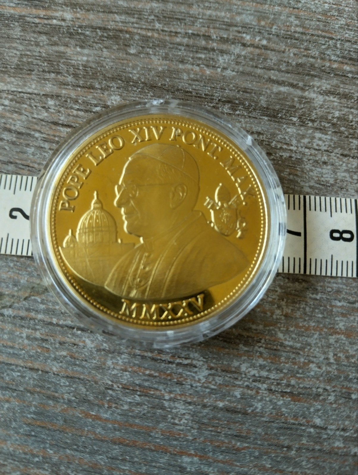 LEON 14-medaille, Postzegels en Munten, Ophalen