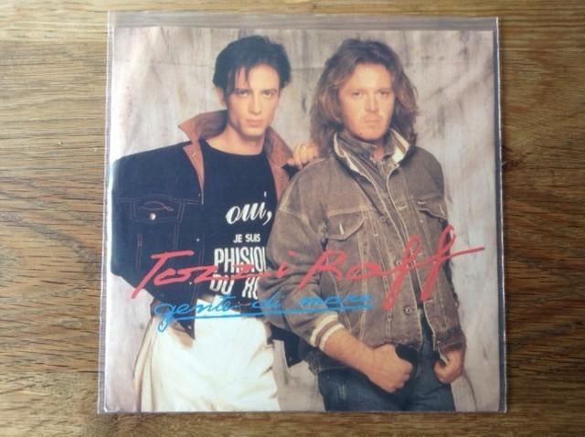 single umberto tozzi & raff, Fotohoes, Ophalen of Verzenden, Pop