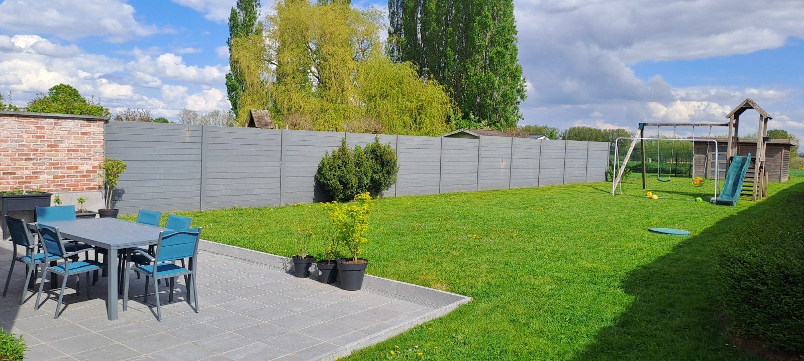 À donner palissade béton gratuitement, Utilisé, Autres matériaux, 6 mètres ou plus, 1 à 2 mètres