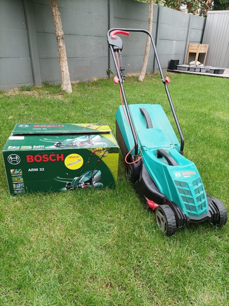 Grassmaier Bosch Arm 32, Tondeuse rotative, 30 à 39 cm, Enlèvement, Utilisé