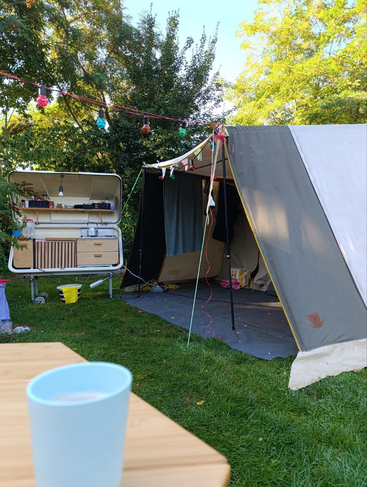 holtkamper spacer expedition, Caravans en Kamperen, Vouwwagens, Ophalen, Beige, Aanwezig, Holtkamper