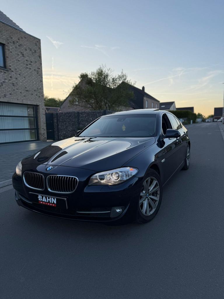 BMW 5-serie F10, Auto's, BMW, Bedrijf, Te koop, 5 Reeks, Diesel, Euro 5, 5 deurs, Handgeschakeld, Zwart, Ophalen