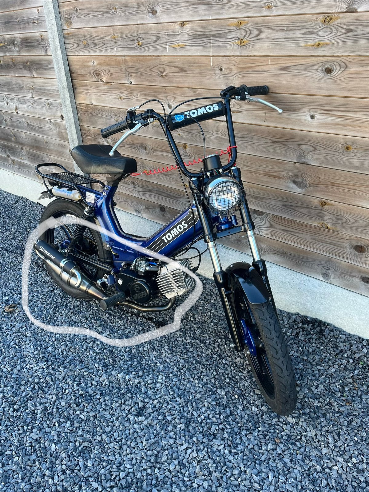Technigas uitlaat tekoop, Fietsen en Brommers, Ophalen, Zo goed als nieuw