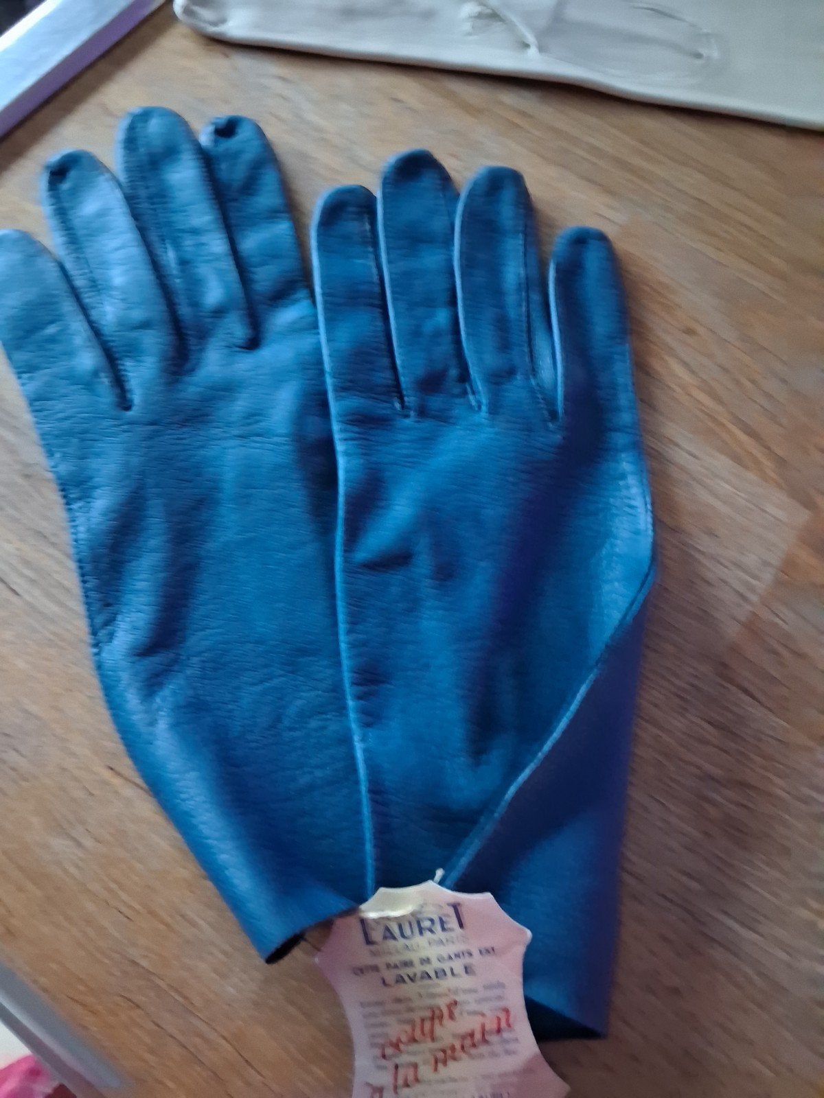 Lederen dameshandschoenen blauw, Kleding | Dames, Mutsen, Sjaals en Handschoenen, Ophalen