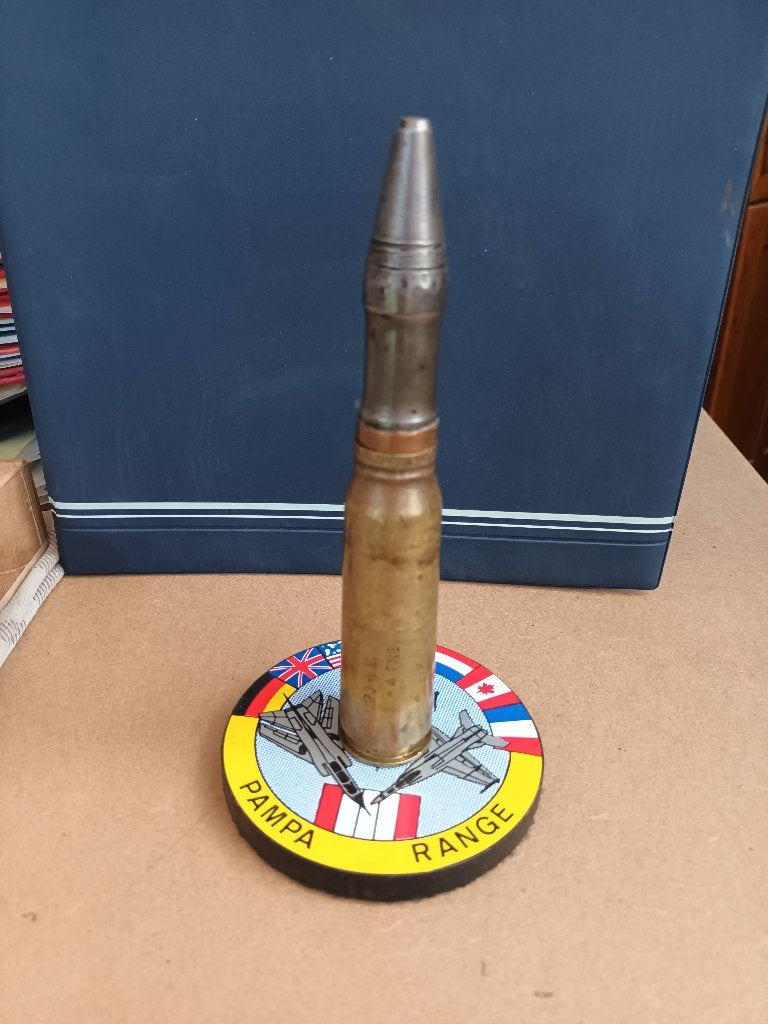 luchtmacht pampa range F-16 20mm vulcan  BAF FAE, Verzamelen, Luchtvaart en Vliegtuigspotten, Ophalen, Gebruikt, Overige typen