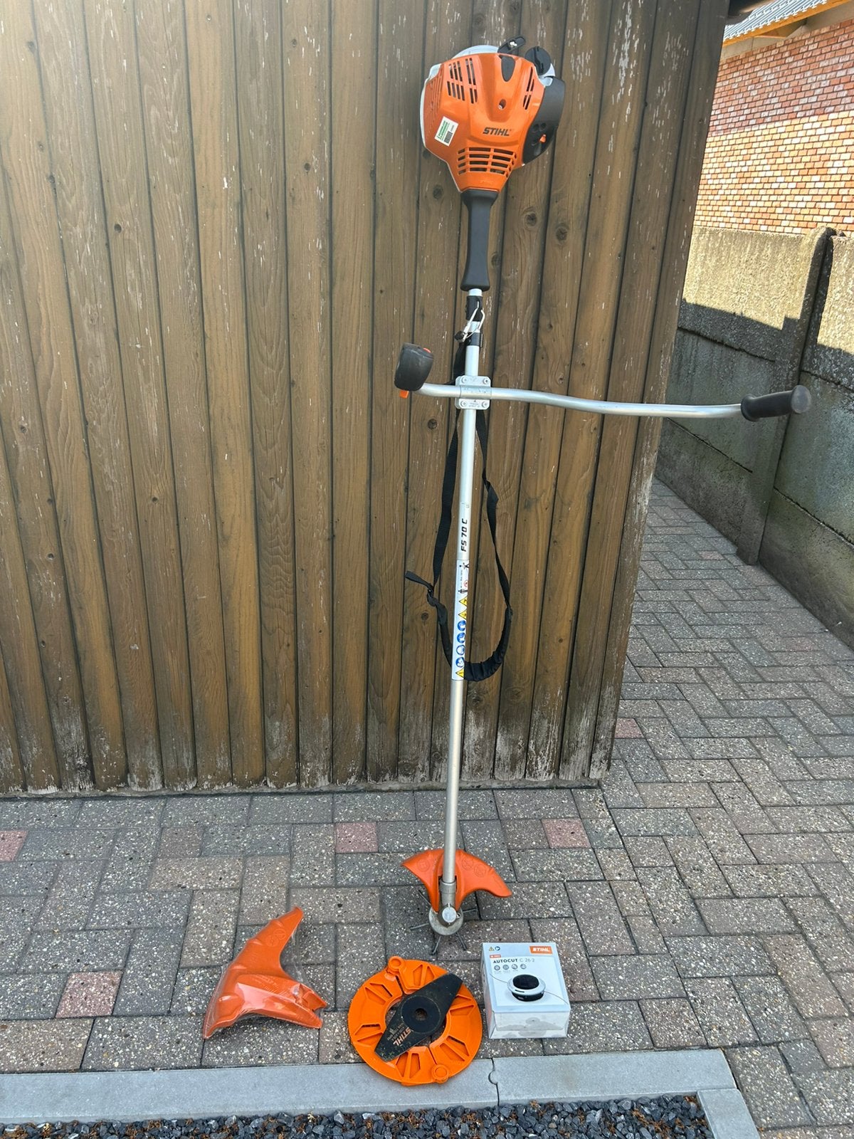 Bosmaaier stigl FS70C met toebehoren als nieuw, Tuin en Terras, Bosmaaiers, Ophalen, Zo goed als nieuw