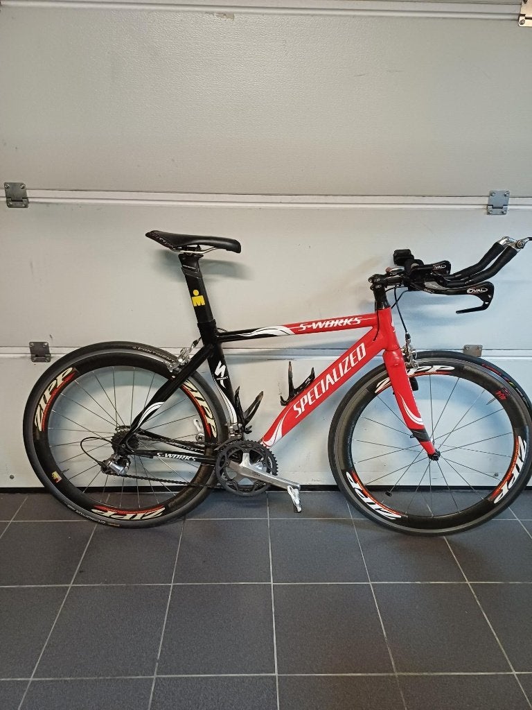 tijdritfiets Specialized S-Works Zipp carbon wielen, Fietsen en Brommers, Gebruikt, 26 inch, 10 tot 15 versnellingen, Aluminium