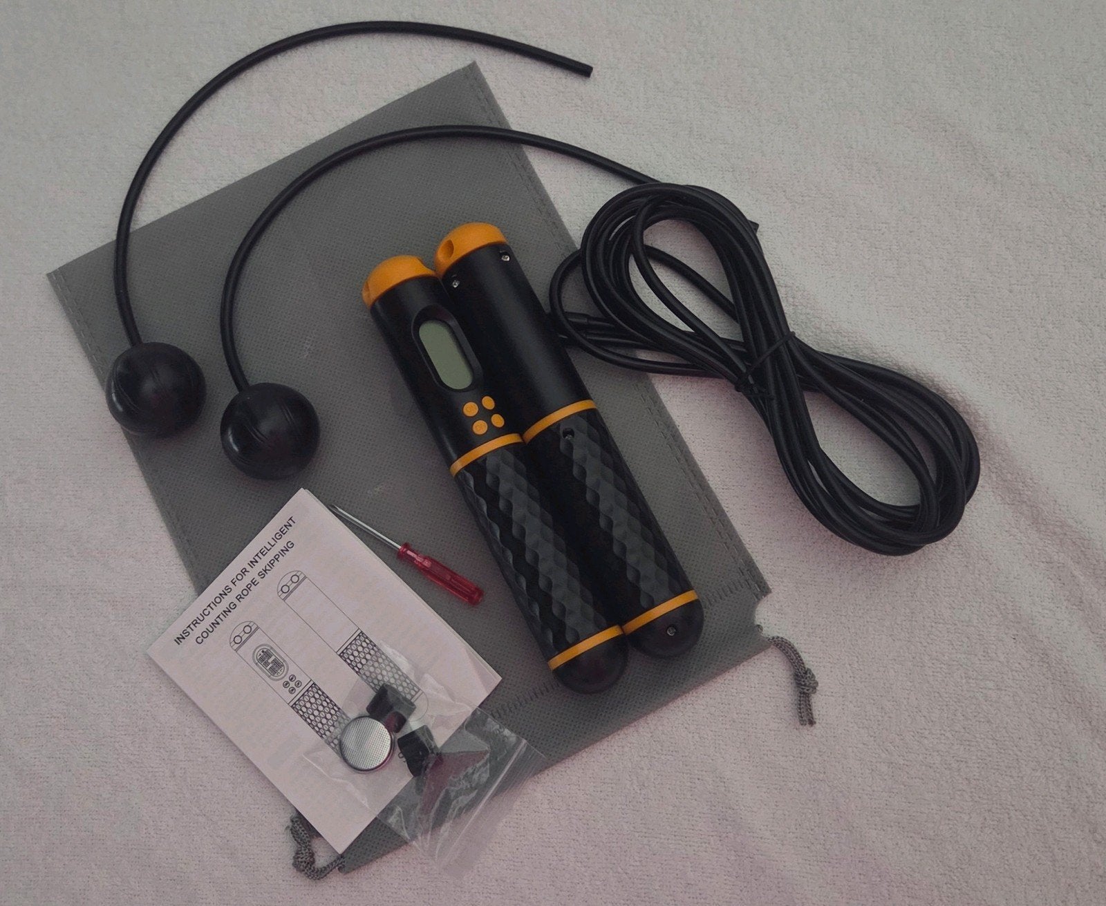 Draadloze springtouw met teller, Sport en Fitness, Ophalen, Sport-springtouw, Nieuw