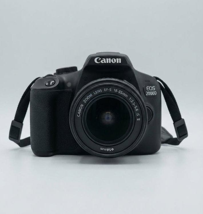 Canon EOS 2000D DSLR + 18-55mm Kitlens, Spiegelreflex, Canon, Ophalen of Verzenden, Zo goed als nieuw
