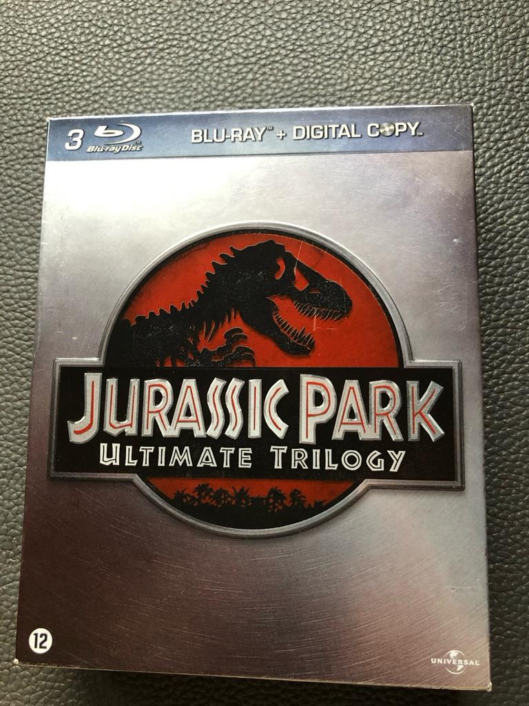 BLu-ray box Jurassic Park Ultimate Trilogy - 3 films, Ophalen of Verzenden, Gebruikt, Avontuur