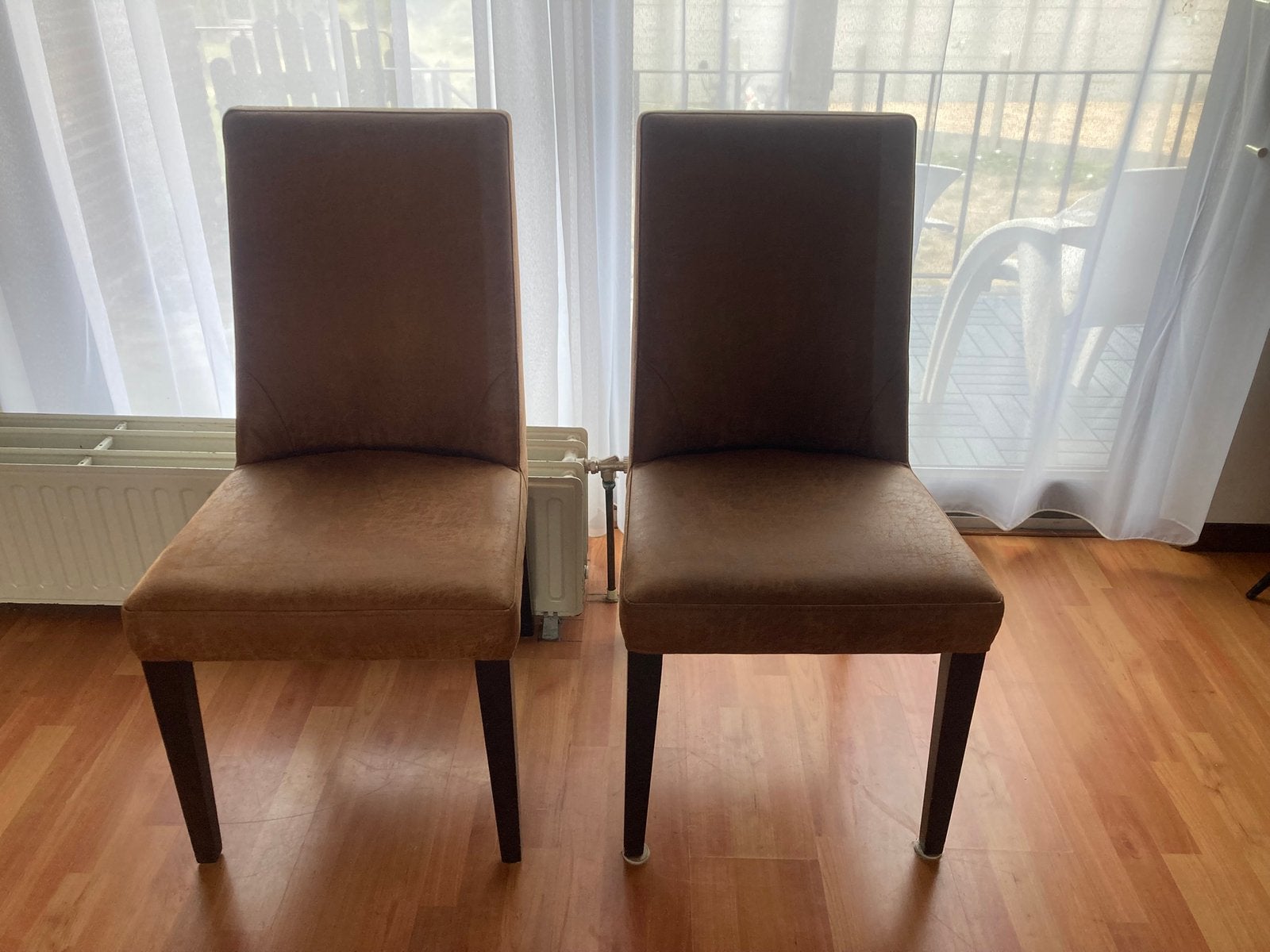 Chaises, Enlèvement, Utilisé, Brun, Cuir