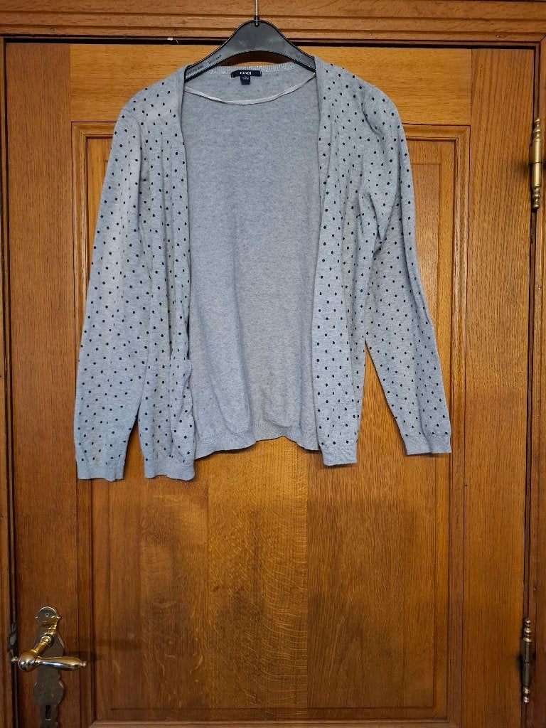 gilet gris à pois, Kleding | Dames, Kiabi, Ophalen, Maat 46/48 (XL) of groter, Grijs