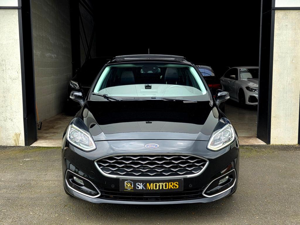 Fiesta Vignale 1.0T Autom. Pano Leder B&O Camera LaneA Full, Auto's, Euro 6, Zwart, Leder, 5 zetels