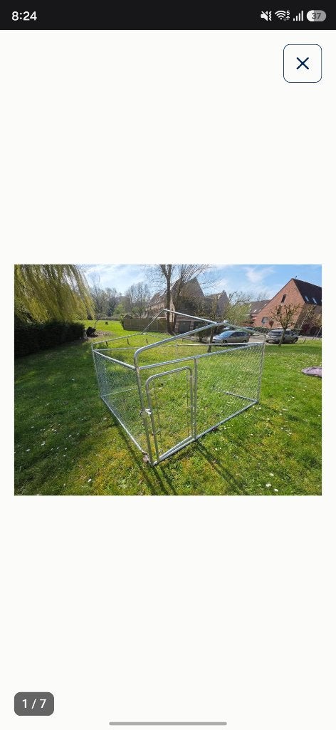 Cage, Enlèvement, Utilisé, 100 cm ou plus, Chenil chien