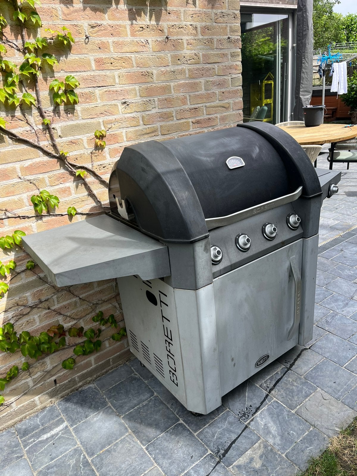 Boretti gasbarbecue, Tuin en Terras, Gasbarbecues, Ophalen, Gebruikt