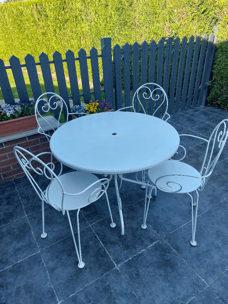 salon de jardin, Jardin & Terrasse, Chaise, Salons de jardin, Comme neuf, Autres matériaux