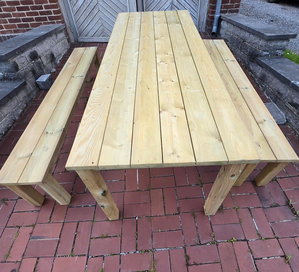 Banc et tables de jardin, Jardin & Terrasse, Enlèvement, Neuf, Rectangulaire, Bois