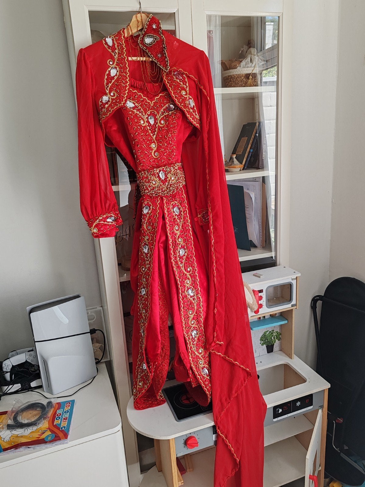 Turkse traditioneel kleed bindallı, Kleding | Dames, Gelegenheidskleding, Nieuw, Galajurk, Maat 42/44 (L), Rood, Ophalen