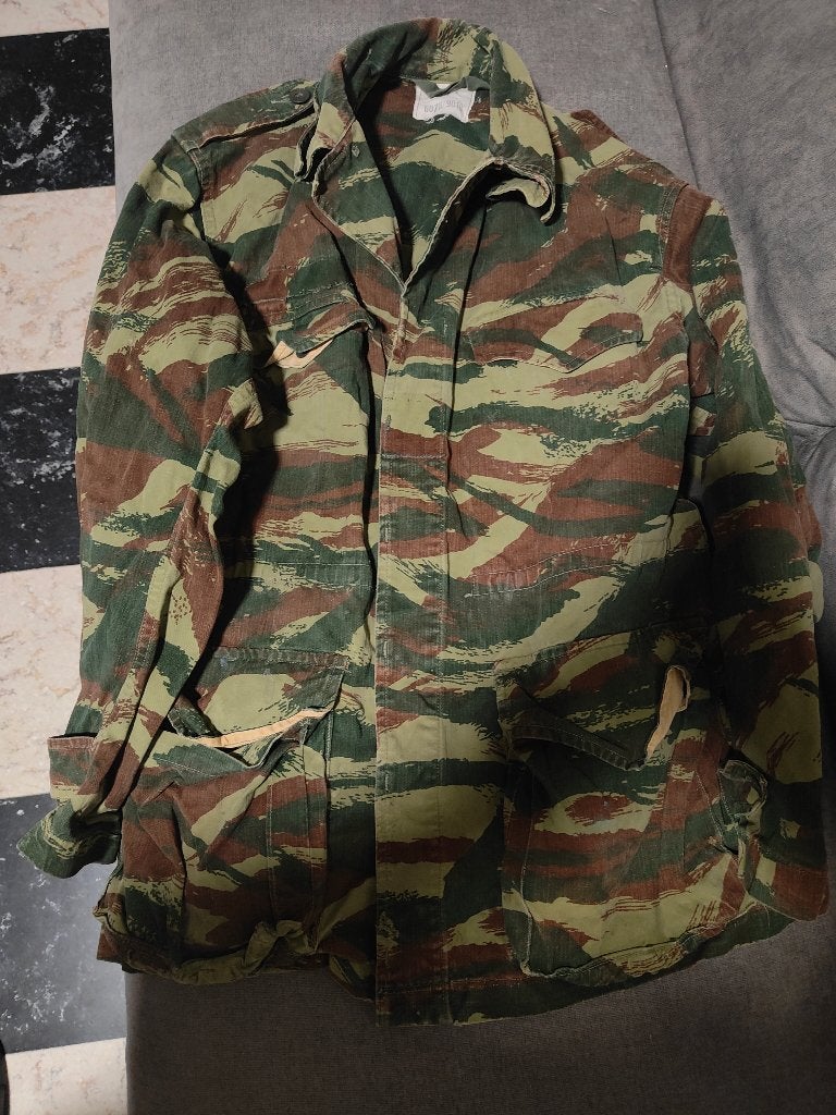 Veste camouflage lezard 1972 tta, Ophalen of Verzenden