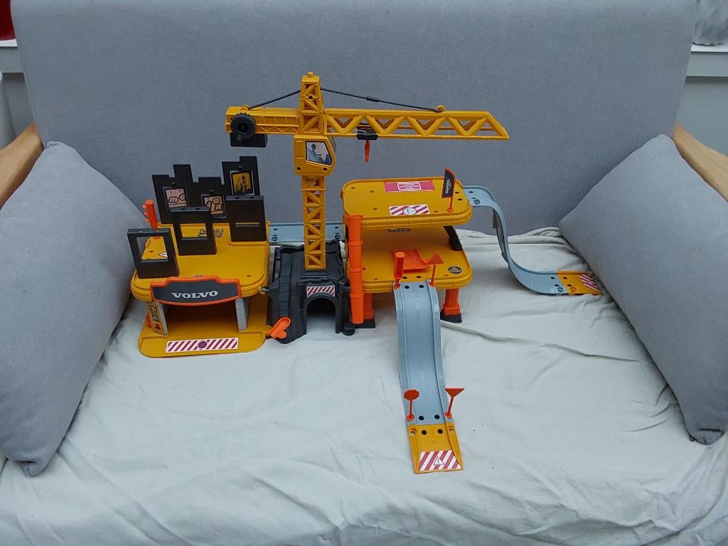 Majorette creatix bouwplaats volvo, Kinderen en Baby's, Ophalen of Verzenden, Gebruikt
