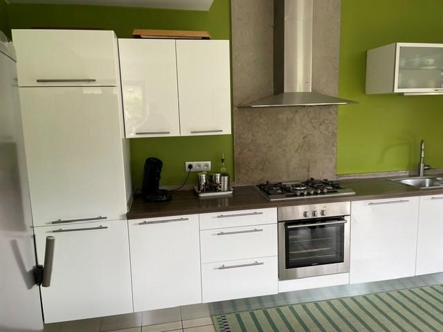 Keuken, Huis en Inrichting, Keuken | Complete keukens, Gebruikt, Enkelwandige keuken, Wit, Hout, Hoogglans of Gelakt, Ophalen
