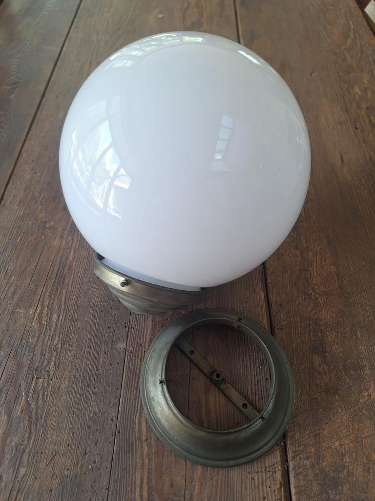 Grande lampe suspendue art déco, plafonnier, Enlèvement ou Envoi, Verre