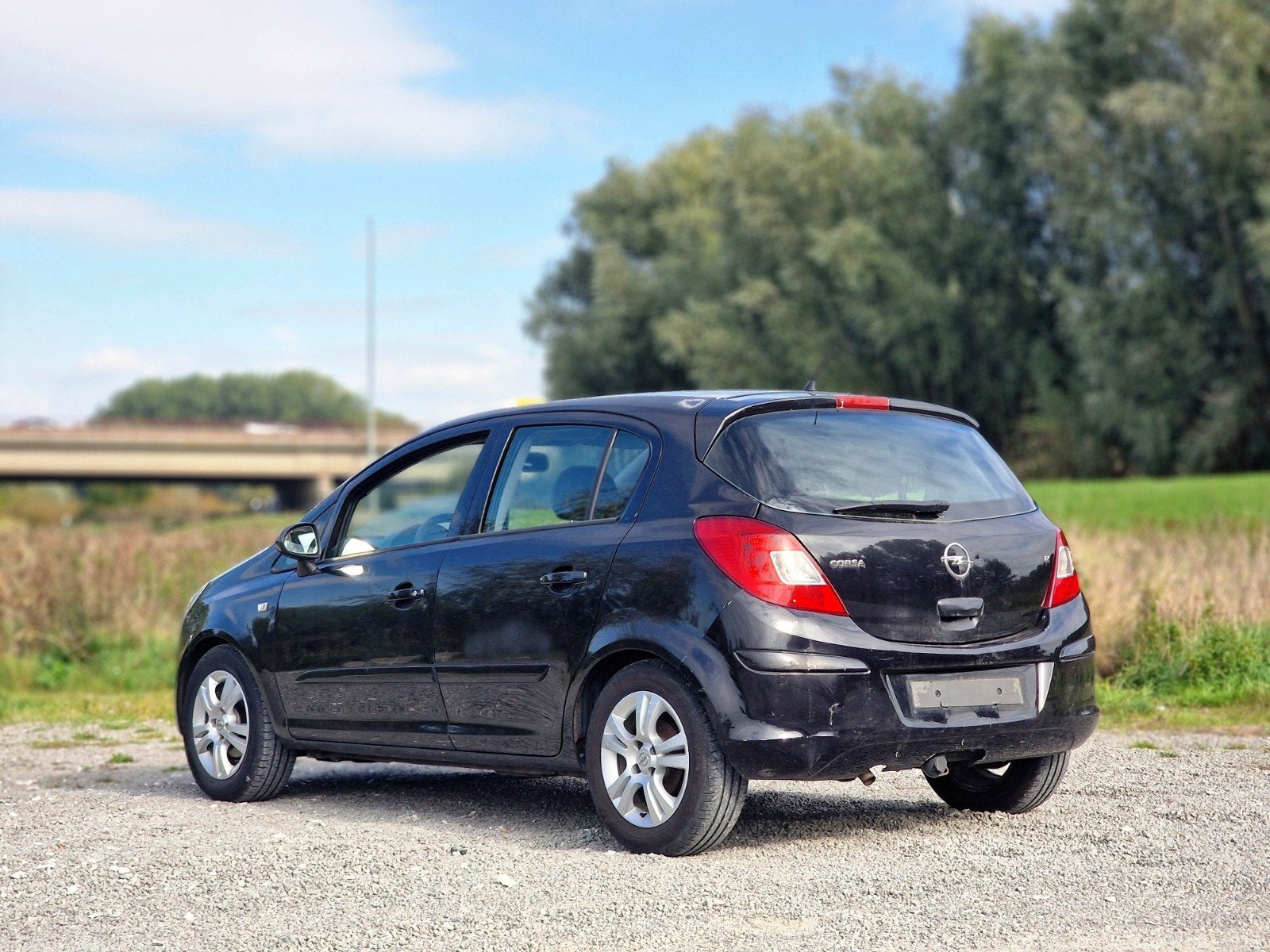 Opel Corsa 1.2 Benzine Automaat – Airco – Incl keuring VVK, Auto's, Automaat, Stof, Zwart, Zwart