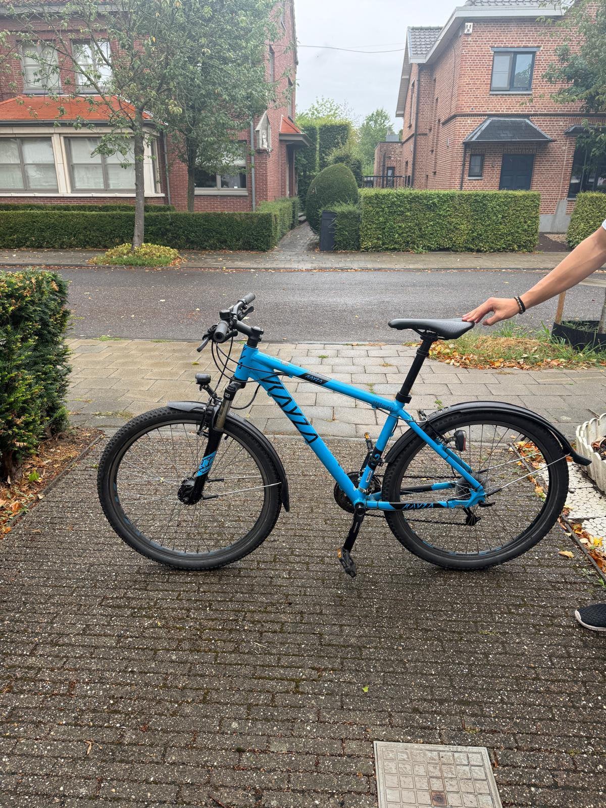 Licht-blauwe Kayza Spodic Dry 2 Mountain bike, Fietsen en Brommers, Fietsen | Mountainbikes en ATB, Gebruikt, Hardtail, Heren