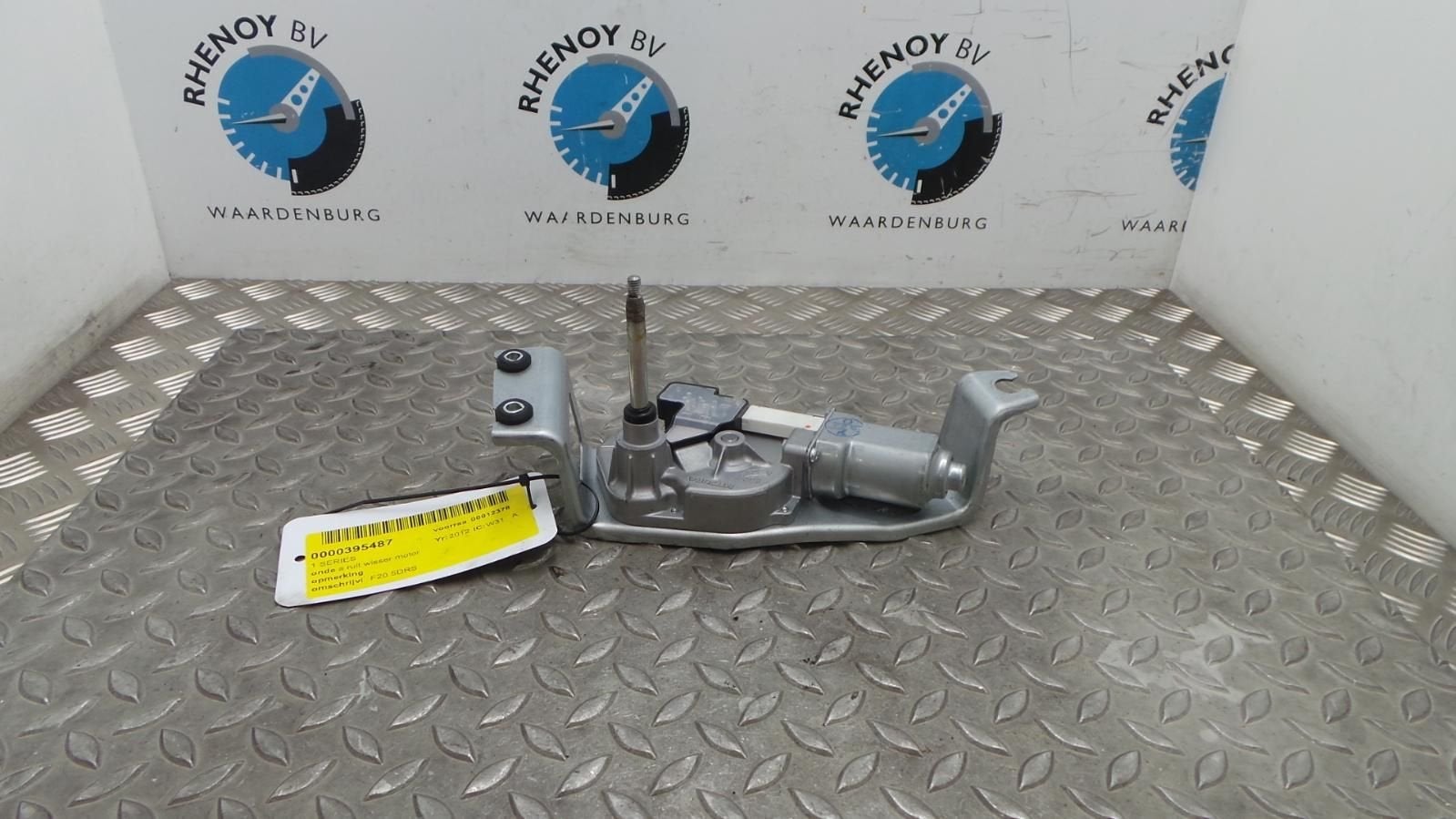 BMW 1 SERIES 1 serie F20 116i 136PK RUITENWISSERMOTOR ACHTER, Ophalen of Verzenden, Gebruikt, ARN erkend